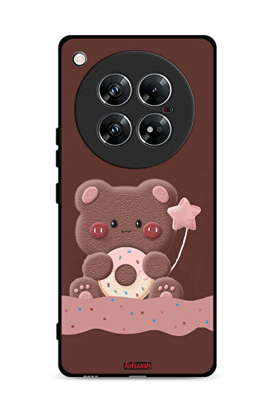 Tolwak غطاء حماية لهاتف Infinix Zero 40 بتصميم دب الدونات