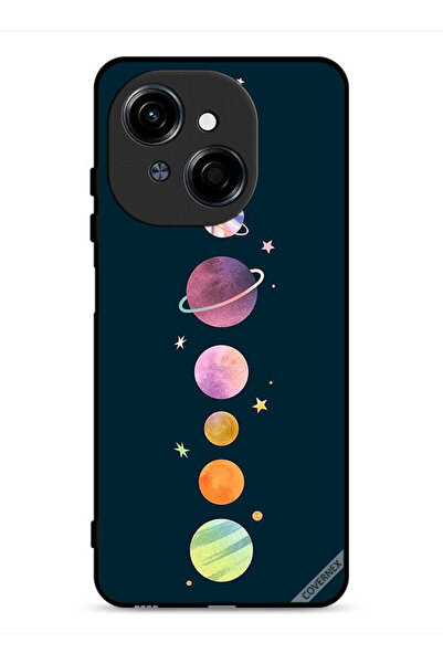 Covernex غطاء حماية لجهاز تكنو سبارك جو 1 إس 4G بنقشة الفضاء والنجوم