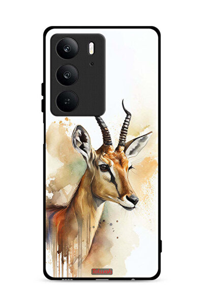 Tolwak غطاء حماية Realme C75 4G بنقشة غزال تجريدية