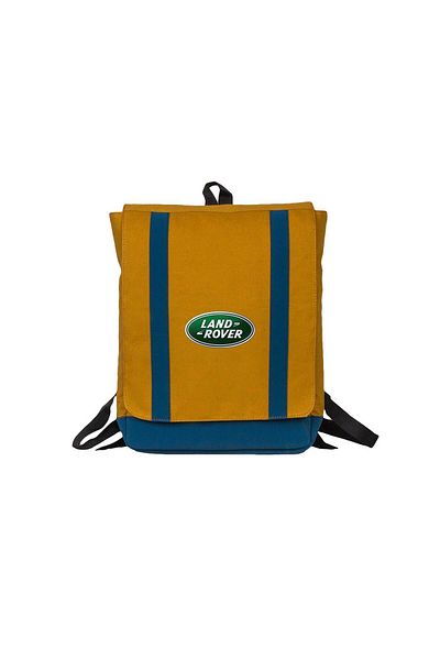 Z zepplin Land Rover Logo Yellow Backpack