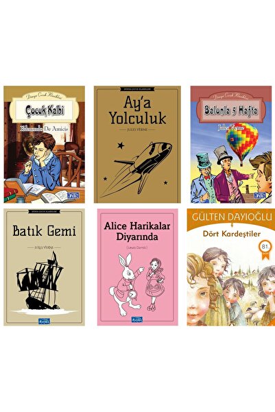 Altın Kitaplar Dört Kardeştiler Ortaokul Okuma Seti