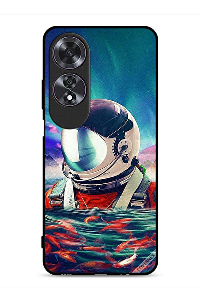 Covernex غطاء حماية لهاتف Oppo A60 بتصميم رائد فضاء مع أسماك وبحر