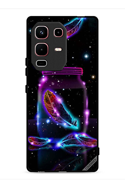 Covernex غطاء حماية لهاتف Infinix Note 50s بتصميم ريش في جرة