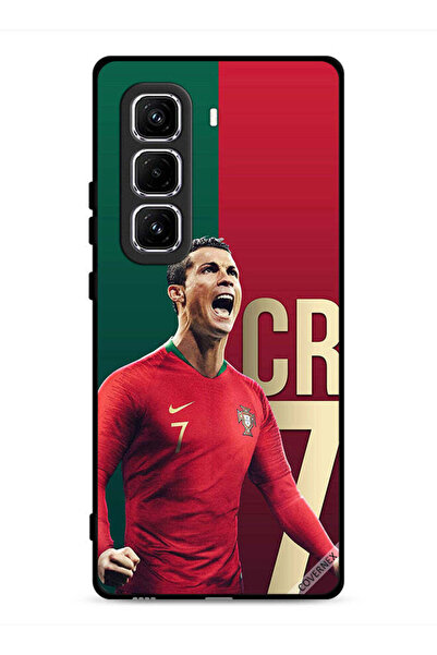 Covernex غطاء حماية لهاتف Infinix Hot 50 Pro 4G بتصميم كريستيانو رونالدو وتشك...