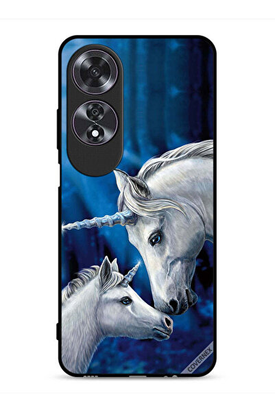 Covernex غطاء حماية لهاتف Oppo A60 - محب يونيكورن - طفل يونيكورن