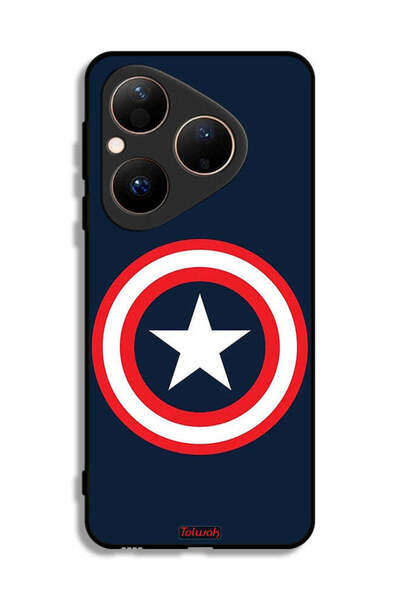 Tolwak غطاء حماية هواوي بيورا 80 كابتن أمريكا