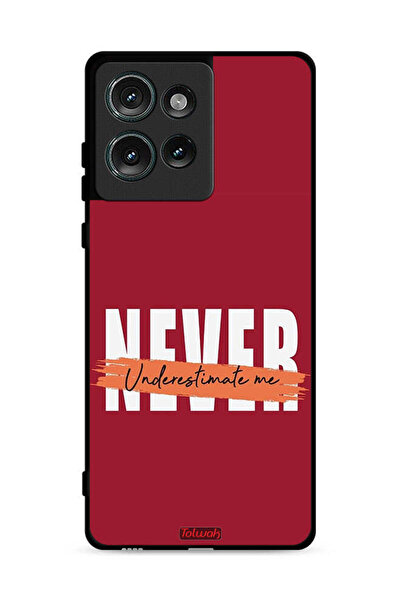 Tolwak غطاء حماية لهاتف موتورولا إيدج 50 - لا تستهن بي أبدًا