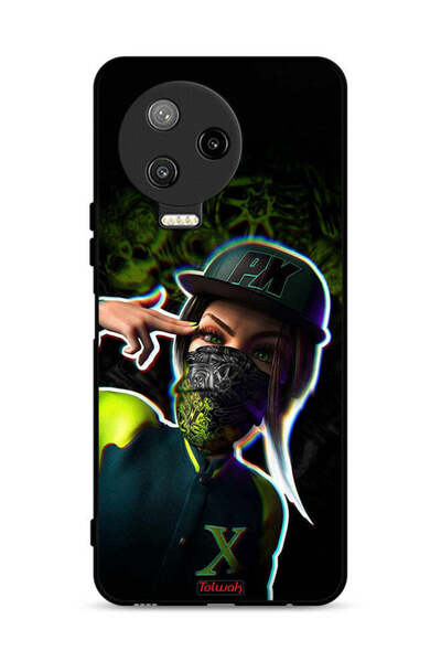 Tolwak غطاء حماية لهاتف Infinix Note 12 Pro 4G برسومات فنية جمالية للبنات
