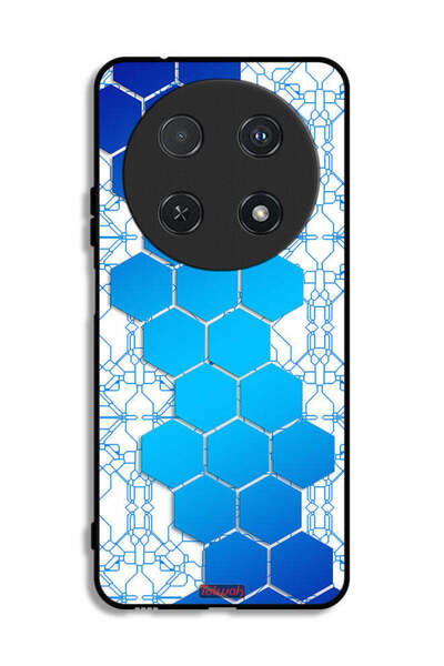 Tolwak غطاء حماية لهاتف هواوي نوفا 13i بنمط شبكة أيقونات سداسية الشكل