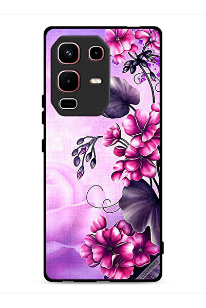 Covernex غطاء حماية لهاتف Infinix Note 50s بخلفية زهور رومانسية