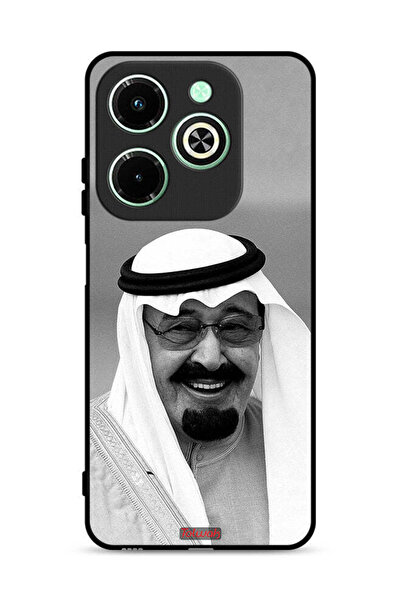 Tolwak غطاء حماية لهاتف إنفينيكس هوت 40i 4G صورة الملك عبد الله مبتسمًا