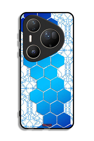 Tolwak غطاء حماية فائق لهاتف هواوي بيورا 80 - شبكة أيقونات سداسية الشكل