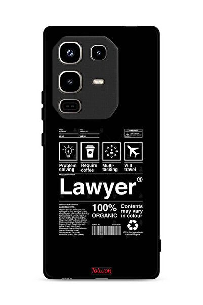 Tolwak غطاء حماية لهاتف Infinix Note 50 Pro 4G بملصق محامٍ