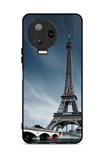 Tolwak غطاء حماية لهاتف Infinix Note 12 Pro 4G بتصميم برج إيفل