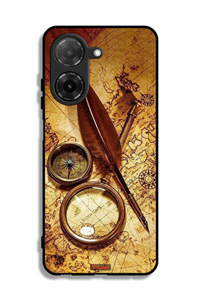 Tolwak غطاء حماية Xiaomi Redmi A5 4G بتصميم بوصلة عتيقة