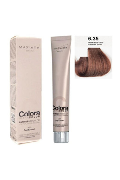 Maxxelle Blond inchis Castaniu Roscat 6.35 Vopsea Colora cu extract de Goji