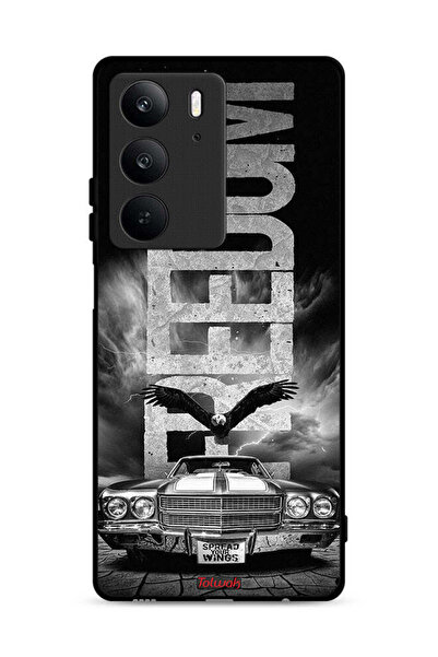 Tolwak غطاء حماية لهاتف Realme C75 4G بنقشة Freedom Art
