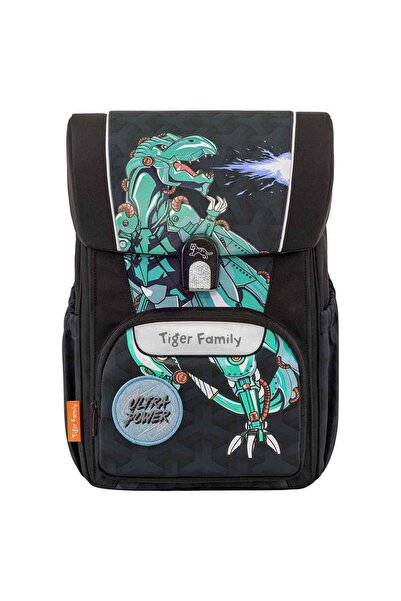 Herlitz Dinosaur Pattern Black School Bag Tgjp-007A(1)