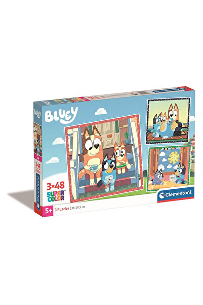 bluey Together Puzzle 3x48 de Clementoni