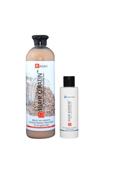 Ihair Keratin Kit Tratament keratina kacao+sampon clarifiant Ihair Keratin 500 ml