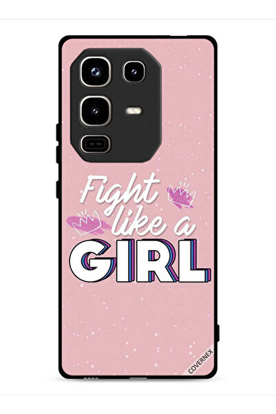 Covernex غطاء حماية لهاتف Infinix Note 50 Pro 4G بتصميم Fight Like A Girl