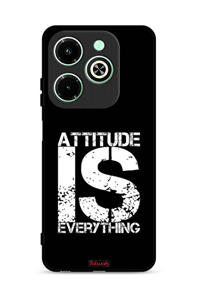 Tolwak غطاء حماية لهاتف Infinix Hot 40i 4G - Attitude Is Everything