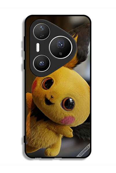 Covernex غطاء حماية لهاتف هواوي بيورا 80 برو بلس بتصميم بيكاتشو