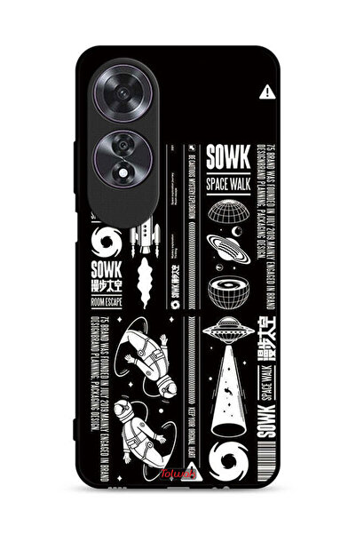 Tolwak غطاء حماية Oppo A60 - ملصق Sowk Space Walk