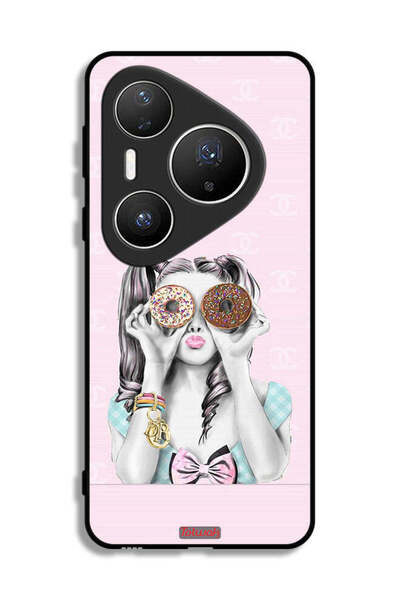 Tolwak غطاء حماية لهاتف هواوي بيورا 80 برو بلس يحمل قطعتين من الدونات