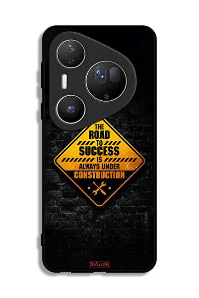 Tolwak غطاء حماية فائق لهاتف هواوي بيورا 80 الطريق إلى النجاح دائمًا قيد الإنشاء