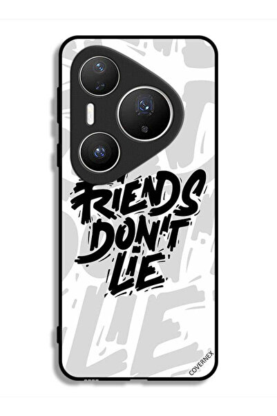 Covernex غطاء حماية لهاتف هواوي بيورا 80 برو بلس - خط عربي - أصدقاء لا يكذبون