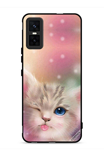 Covernex غطاء حماية لهاتف Infinix GT 30 Pro بتصميم قطة لطيفة