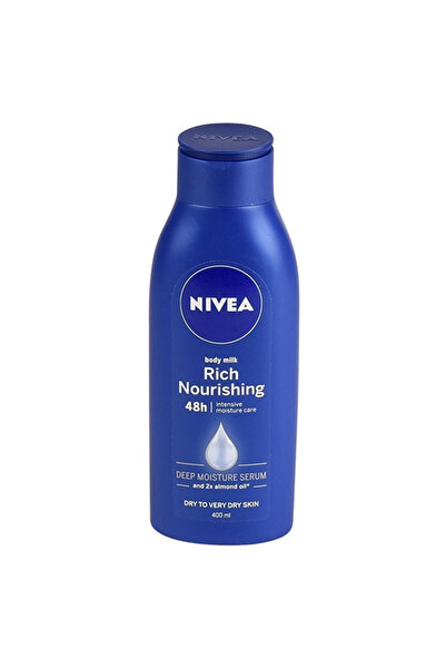 NIVEA Body Milk Rich Nourishing Lotion For Dry Skin, 400ml