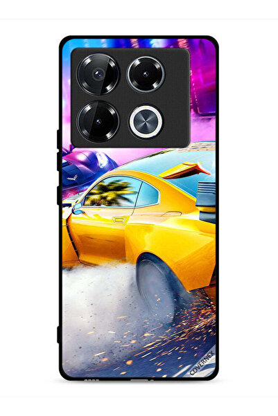 Covernex غطاء حماية لهاتف Infinix Note 40 Pro 5G بتصميم سيارة سباق