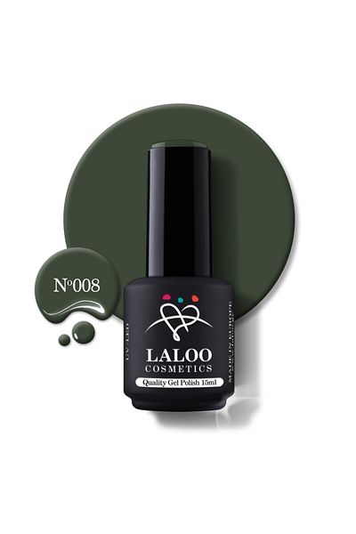 Laloo Cosmetics 008 Khaki | Laloo gel polish 15 ml