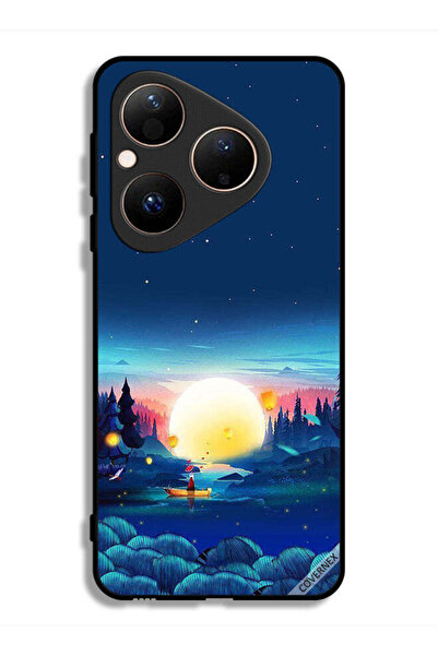 Covernex غطاء حماية هواوي بيورا 80 بتصميم غروب الشمس