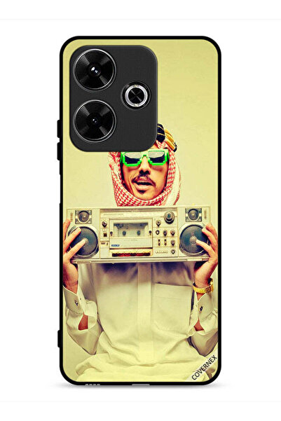 Covernex غطاء حماية لهاتف Xiaomi Redmi 13 4G يحمل جهاز موسيقى عتيق