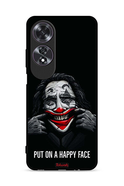 Tolwak غطاء حماية لهاتف Oppo A60 بوجه سعيد