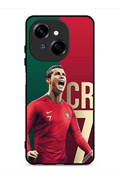 Covernex غطاء حماية لهاتف تكنو سبارك جو 1 4G، مجموعة كريستيانو رونالدو لفريق ...