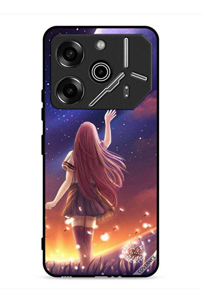 Covernex غطاء حماية لهاتف تكنو بوفا 6 برو 5G بتصميم القمر المؤثر