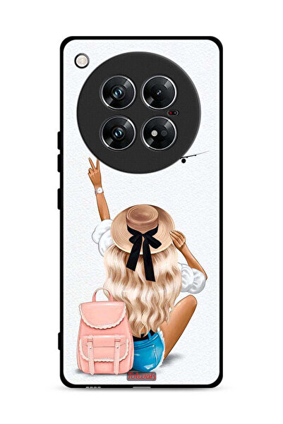 Tolwak غطاء حماية لهاتف Infinix Zero 40 بتصميم فتاة تحب السفر