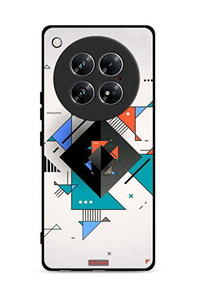 Tolwak غطاء حماية لهاتف Infinix Zero 40 بأشكال مربعة ومثلثة ونمط تجريدي