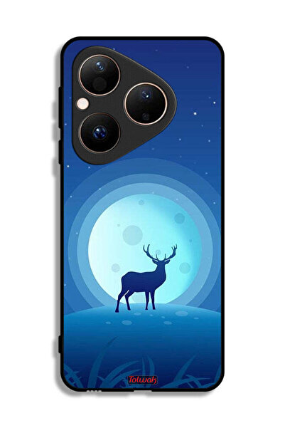 Tolwak غطاء حماية لهاتف هواوي بيورا 80 بتصميم غزال