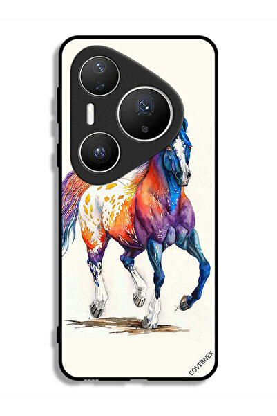 Covernex غطاء حماية هواوي بيورا 80 برو بلس بطبعة رسمة حصان