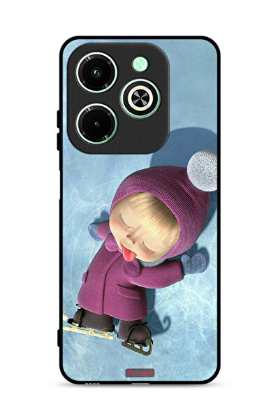 Tolwak غطاء حماية لطيف على شكل دمية لهاتف Infinix Hot 40i 4G