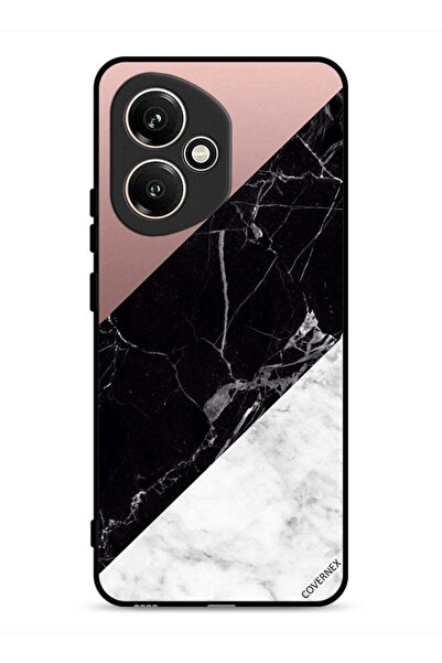 Covernex غطاء حماية لهاتف Honor 400 بنمط مزيج من الرخام والبساطة