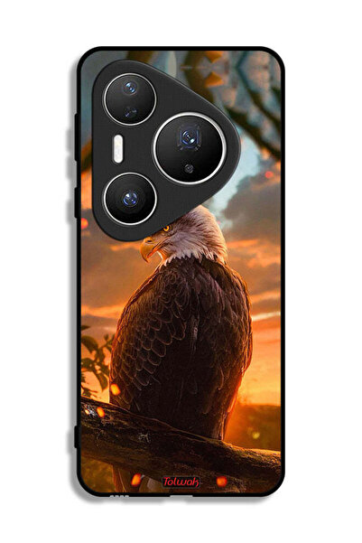 Tolwak غطاء حماية لهاتف هواوي بيورا 80 برو بلس بتصميم النسر