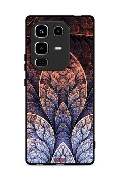 Tolwak غطاء حماية لهاتف Infinix Note 50 Pro 4G بتصميم زهور فركتال تجريدي