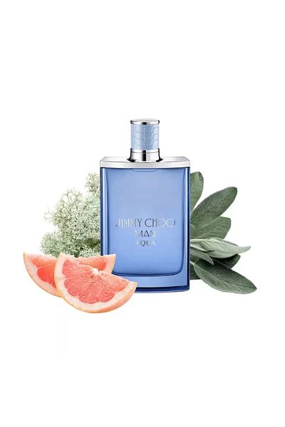 Jimmy Choo Man Aqua Eau de Toilette, Men's Gift Set-Eau de Toilette 100ml+7.5ml+Shower Gel 100ml