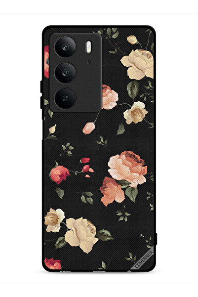 Covernex غطاء حماية لهاتف Realme C75 4G بخلفية فنية زهرية